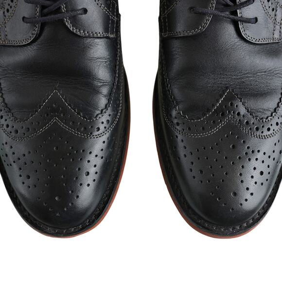 Mens Black Leather Gordon Rush Lace Up Dress Shoes - Size 10.5M main image 10